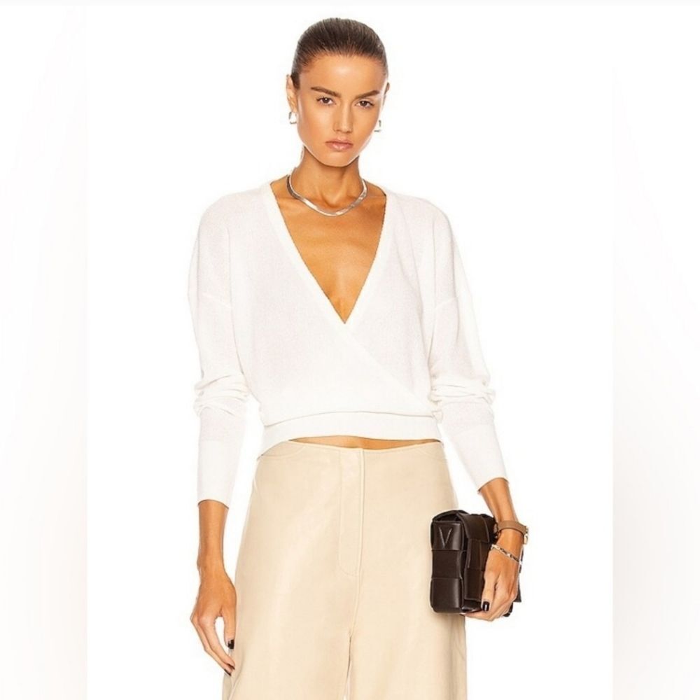 L'AGENCE Blair Surplice Pullover